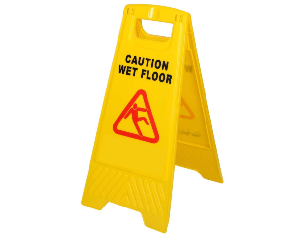 CAUTION BOARD - CAUTION WET FLOOR