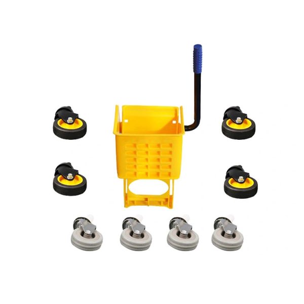 Premium Plastic Single Mop Wringer Trolley - Image 2