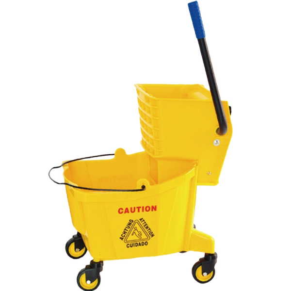Premium Plastic Single Mop Wringer Trolley - Image 3